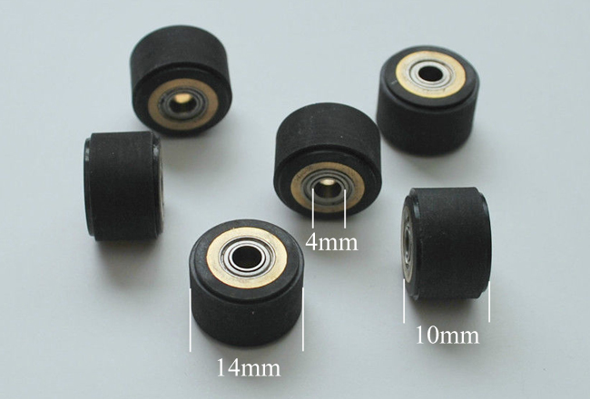 Silica Gel Pinch Roller Wheel for MIMAKI Vinyl Cutter(4 x 10 x 14mm)