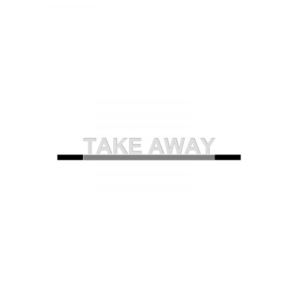 CALCA TAKEAWAY LED MultiSignsBar Channel Letter with Tracks Hoisted