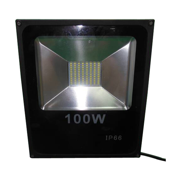 Супер-тонкий влагозащищенный LED SMD прожектор (100Вт, IP66)