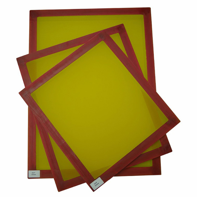 Aluminum Screen Printing Screens with 200 Yellow Mesh Count
