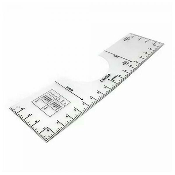 10" x 6" T-Shirt alignment Tool - Ruler - Centering Tool