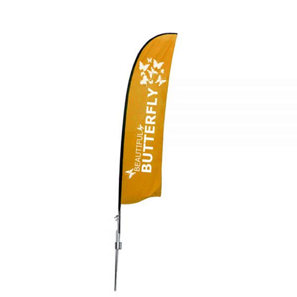 5m Wing Banner with Spike Base