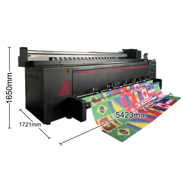 1.6m/2.3m/3.2m Large Format Direct to Fabric Digital Flag Printer with 2/4/8 Epson i3200A1 Printhead