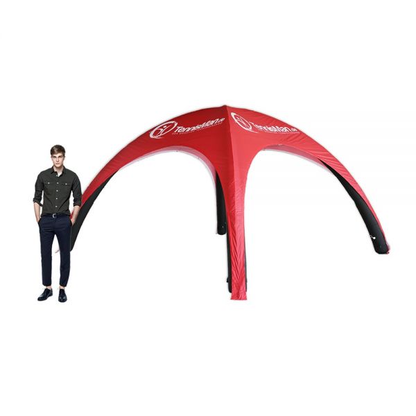 13ft Carpa Inflable con Panel de Un lado y Grafico Customizado para Exteriores Araña