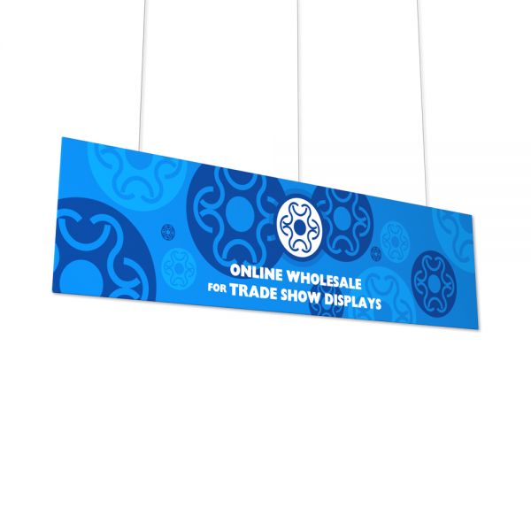 ป้ายแขวน ,อุปกรณ์ออกบูธ,อุปกรณ์จัดแสดงสินค้า --- Flat Panel Fabric Tension Hanging Banner with Graphic