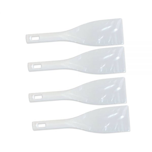 4 pcs 3" Width Gallon Spatula Ink Scoop Silk Screen Printing Shovel Goop Scoop Plastisol