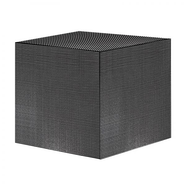 Outdoor P3.91 spacing Five sided hanging LED Store Magic Cube Screen pixel 128* 128*5 faces 500*500*500mm