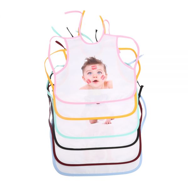 50pcs Sublimation Blank Bib with Double Rope