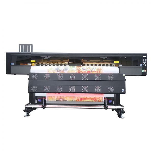 1.8m Eco Solvent Printer with 4 Epson I3200E Printheads