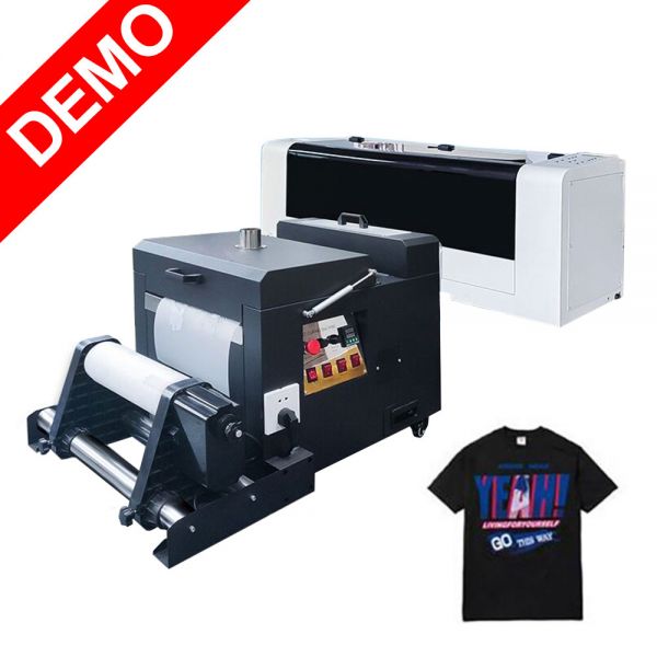 300B DTF Printer Powder Shaker and Dryer with 2 Epson XP600/I1600A Printheads