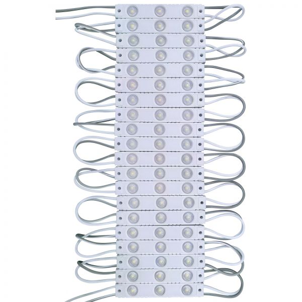 SMD 2835 Waterproof LED Module (3 LED Chips with Aluminum PCB Injection, 0.96W, L70 x W12 x H6mm), DC12V