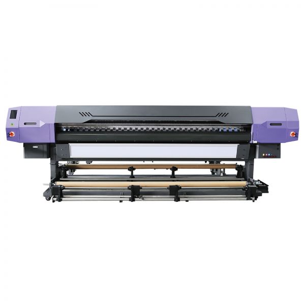 3.2m Double Rows Pinch roller UV Printer with 2/3/4pcs Konica 9888H Printhead