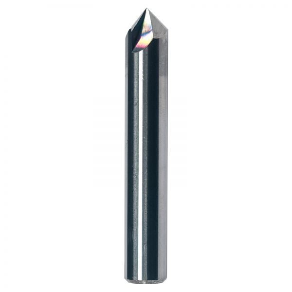Reinforced Purpose Carbide Chamfer Mill, 3 Flute CNC Cutter End Mill for Aluminium and Copper Cutters