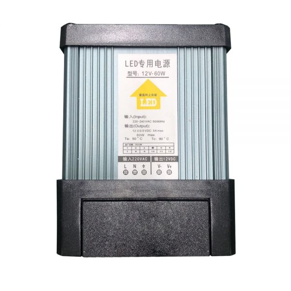 Power Supply 148*102*48มม กันฝน 60 w 5A รัปประกัน 2 ปี
