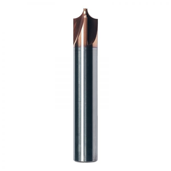 Universal 4-Edge Internal R Milling Cutter Carbide Tungsten Steel Cutter CNC Tool Chamfering Forming End Mill TiSiN Coating