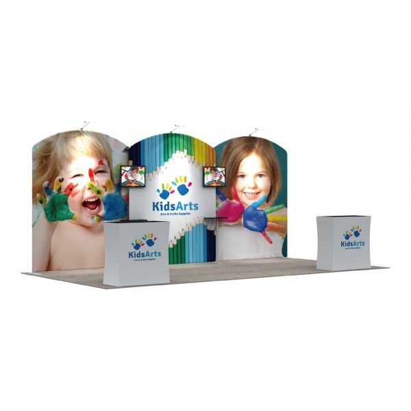 บูธนิทรรศการติดตั้งเร็วกำหนดเอง 20 ฟุต 20ft Modular Custom Fast Install Exhibition Booth -C5C5C5