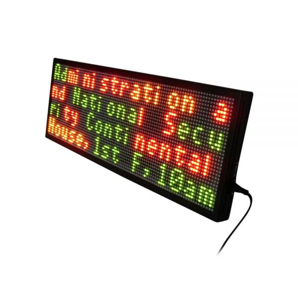 Letrero LED para Interiores 79" x 12" 4 Lineas (Tricolor o Color Sencillo)