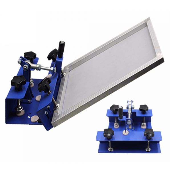 เครื่องสกรีนสำหรับยึดติดตั้งลงบนโต๊ะ --- Desktop Fixed One-piece Simple Screen Printing Chuck