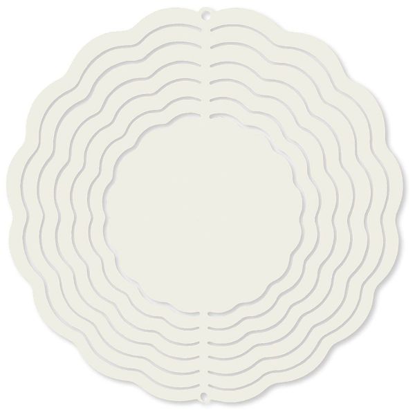 CALCA 10 Inch 3D Wind Spinner Sublimation Blank Stainless Steel 24 Pack