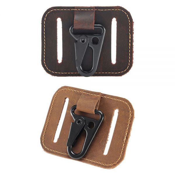 10 PCS Leather KeyChain Clip Handmade Key Holder Belt Key Hook, Belt Accessories Key Ring Gift