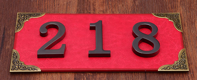 High Quality Mini Metal Numbers with Self-stick for Address Plaque (Item Height: 5cm)