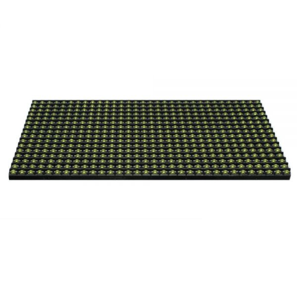 Pantalla LED de color amarillo al aire libre P10 Módulo Matriz Amarillo 16 x 32cm