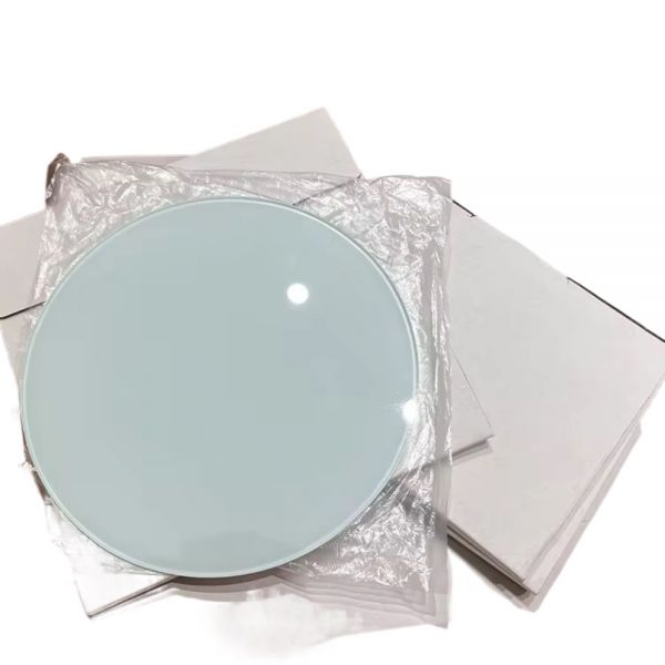 CALCA 20 Pack Sublimation Blanks 11.8in Round Glossy Tempered Glass Cutting Board with White Coating, for Heat Transfer Printing, Sublimation Blank DIY Picture for Home Decor