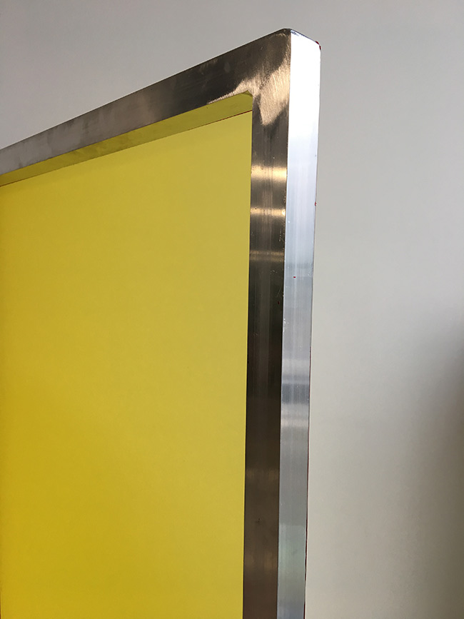 Aluminum Screen Printing Screens with 200 Yellow Mesh Count