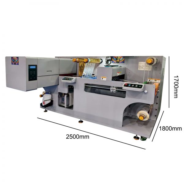 330mm All-in-One High Precision Digital UV Label Printer with Laminating Cutting and Slitting