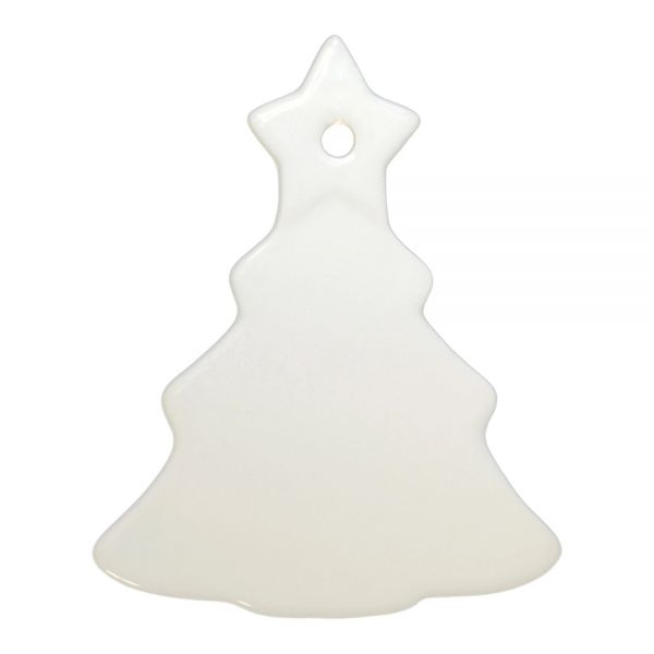 100pcs 4" Christmas Tree Ceramic Ornament