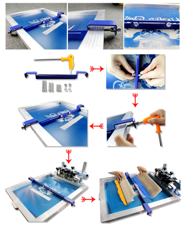Screen Printing Stencial Plate Isolator Simple Tool for Double Color Printing