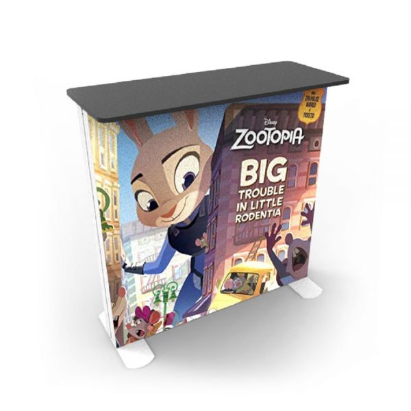 QIMOLANGMA 39.4" x 39.4" SEG Straight Light Box Counter Tool Free PVC Counter (Graphic Include/Double Sided)