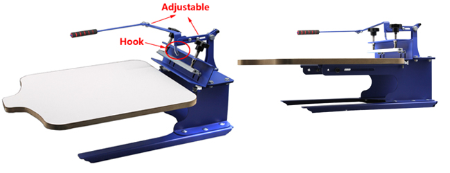 New Single Color Screen Printing Kit Pallet Adjustable Press Exposure Unit