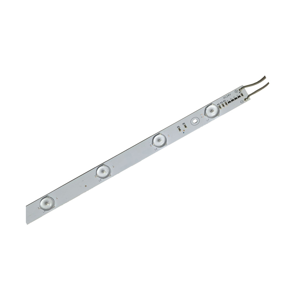 Жесткая алюминиевая LED панель SMD3030 для световых коробов (7LED; 7Вт; 600х20мм, белый свет)
