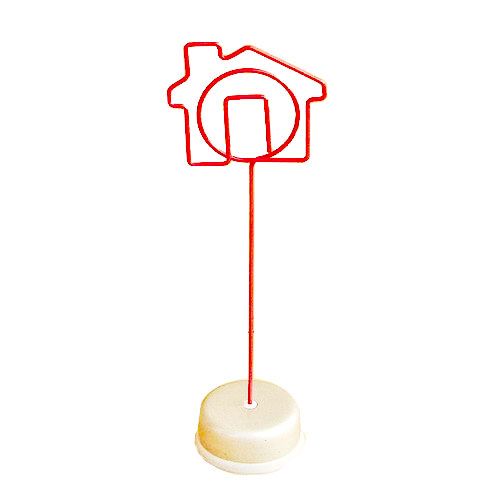 อุปกรณ์ ยึดหนีบ กระดาษโน๊ต รูปทรง บ้านหลังเล็ก --- Small house shaped memo clip holders