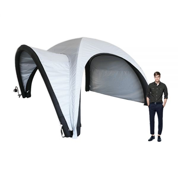 Tienda inflable con panel lateral y toldo al aire libre con gráfico personalizado, domo al aire libre en orma de araña de 16FT