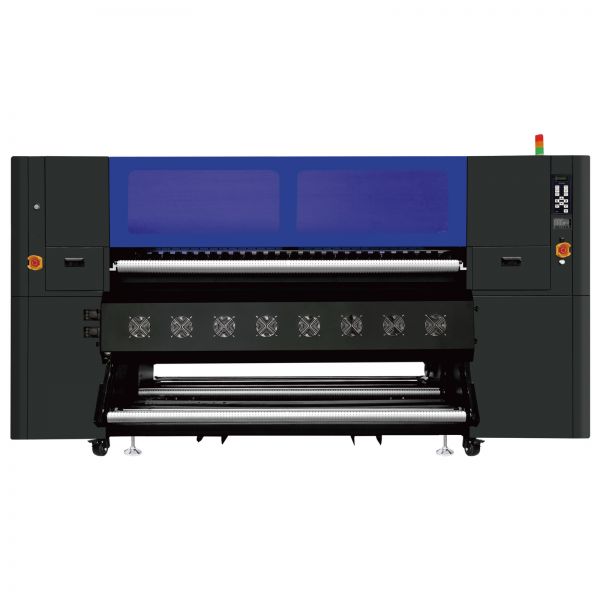 1.9m Industrial Sublimation Printer for Fiber Fabric with 12/16pcs Epson i3200A1 Heads