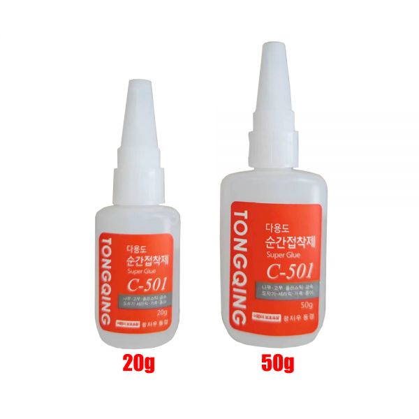 Household glue, Construction glue, Super glue TONGQING c-501 20ml / 50ml