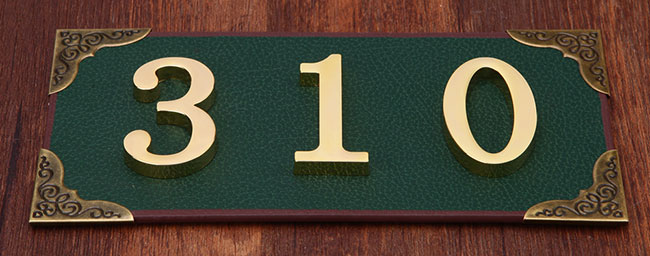 High Quality Mini Metal Numbers with Self-stick for Address Plaque (Item Height: 5cm)