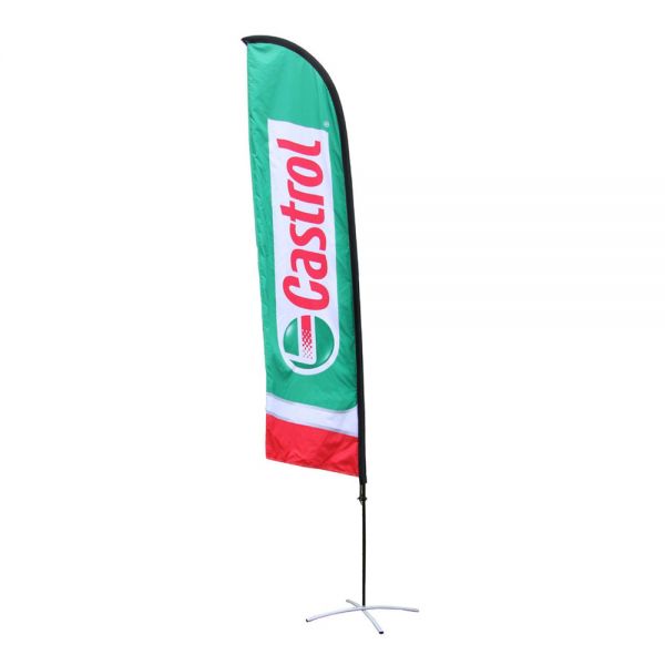 แบนเนอร์ปีกนก 2.8 ม. พร้อมฐานกากบาท---2.8m Wing Banner with Cross Base