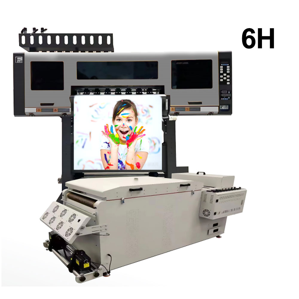 Принтер DTF 650E, шейкер порошка и сушилка с 6 печатающими головками Epson i3200A1