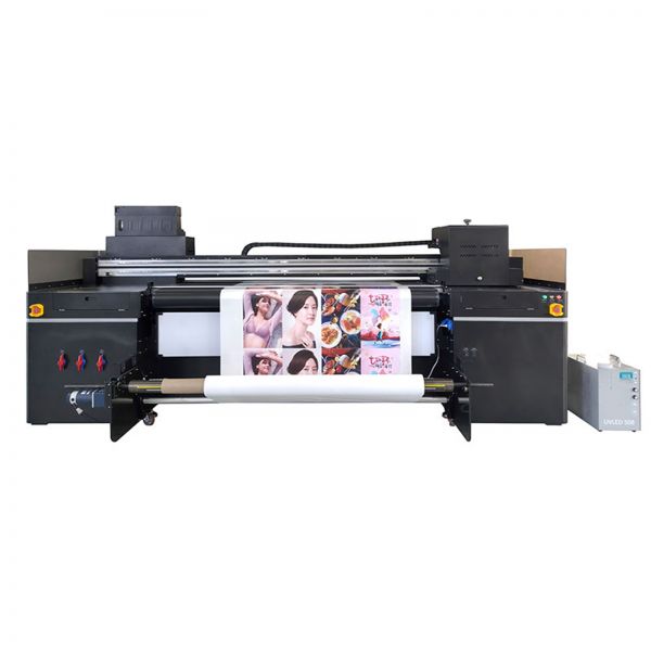 1.8m Hybrid UV Inkjet Printer With 2/4/6 Epson i3200U Printheads