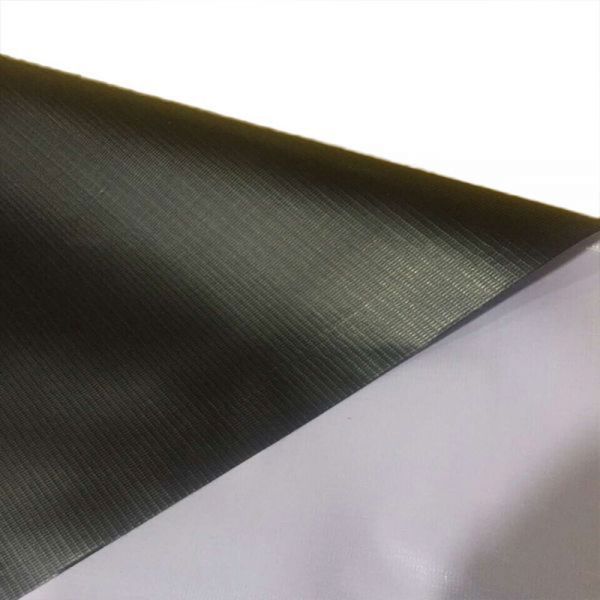 Lona brillante fondo negro 13OZ 1.07m/1.62m/ 2.2m/2.5m/3.2m*50m