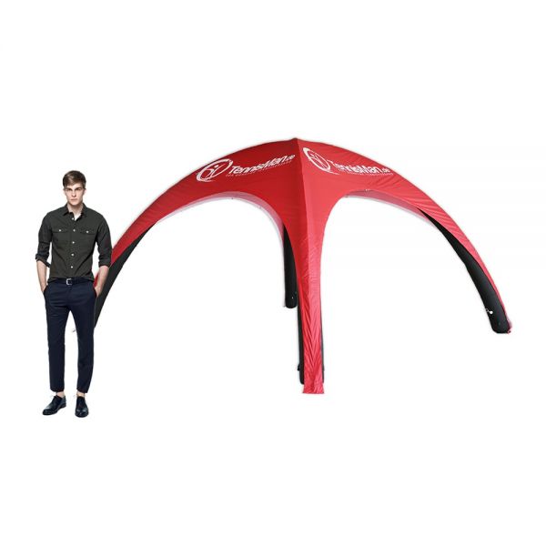 10ft Carpa Inflable con Panel de Un lado y Grafico Customizado para Exteriores Araña