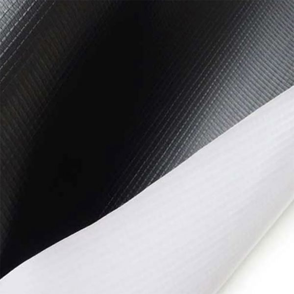 Lona brillante fondo negro 14OZ 1.62m/3.2m*50m