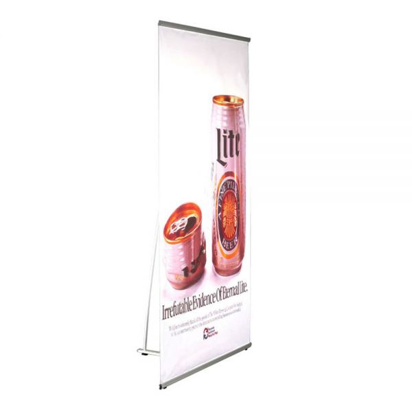Soporte para banner en forma de "L" Económico.
