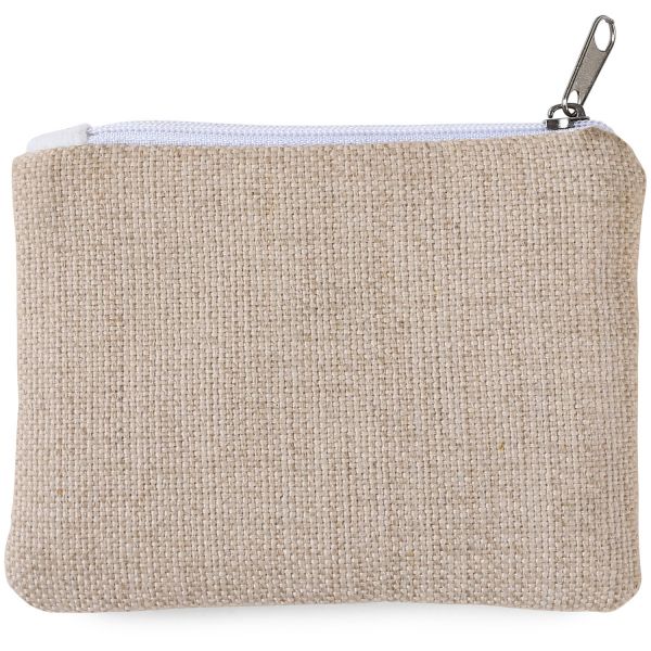 กระเป๋าเงินแฟชั่นผ้าลินินเปล่าระเหิด New Sublimation Blank Linen Fashion Coin Purse