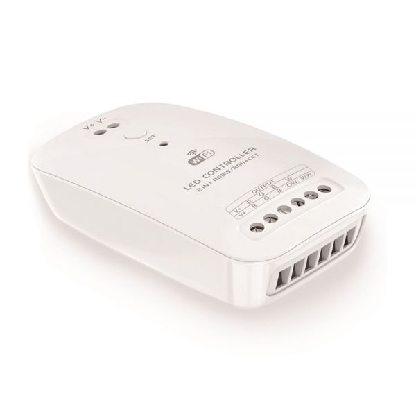 3IN 1 WiFi LED Smart remote Controller for RGB+CCT LED strip light Alexa Voice phone Remote control