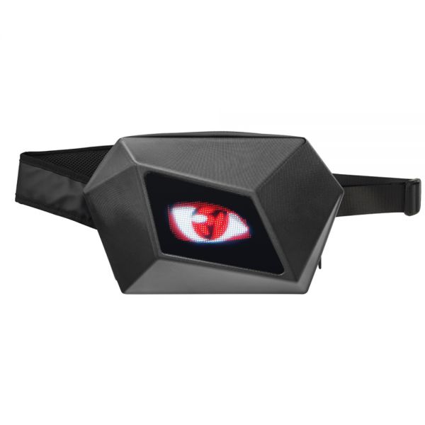 Devil's Eye Travel Bag LED DIY Smart Backpack Waterproof Led Knight Backpacks Bluetooth Unisex Black