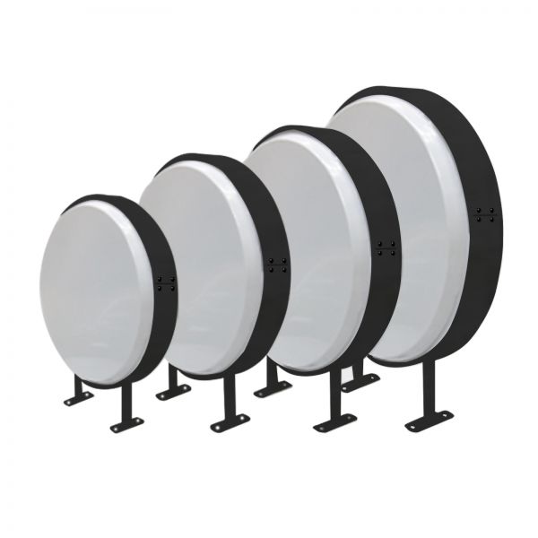 (สีดำ)กล่องไฟ LED อะคริลิค ทรงกลม Round Acrylic Blister LED Light Box